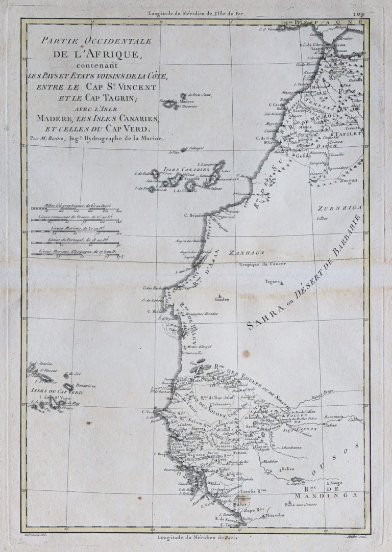 Carte G Ographique Ancienne Afrique Occidentale Cartes Livres