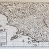 Carte ancienne du Grand Duché de Toscane