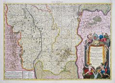Carte géographique ancienne du Lyonnais