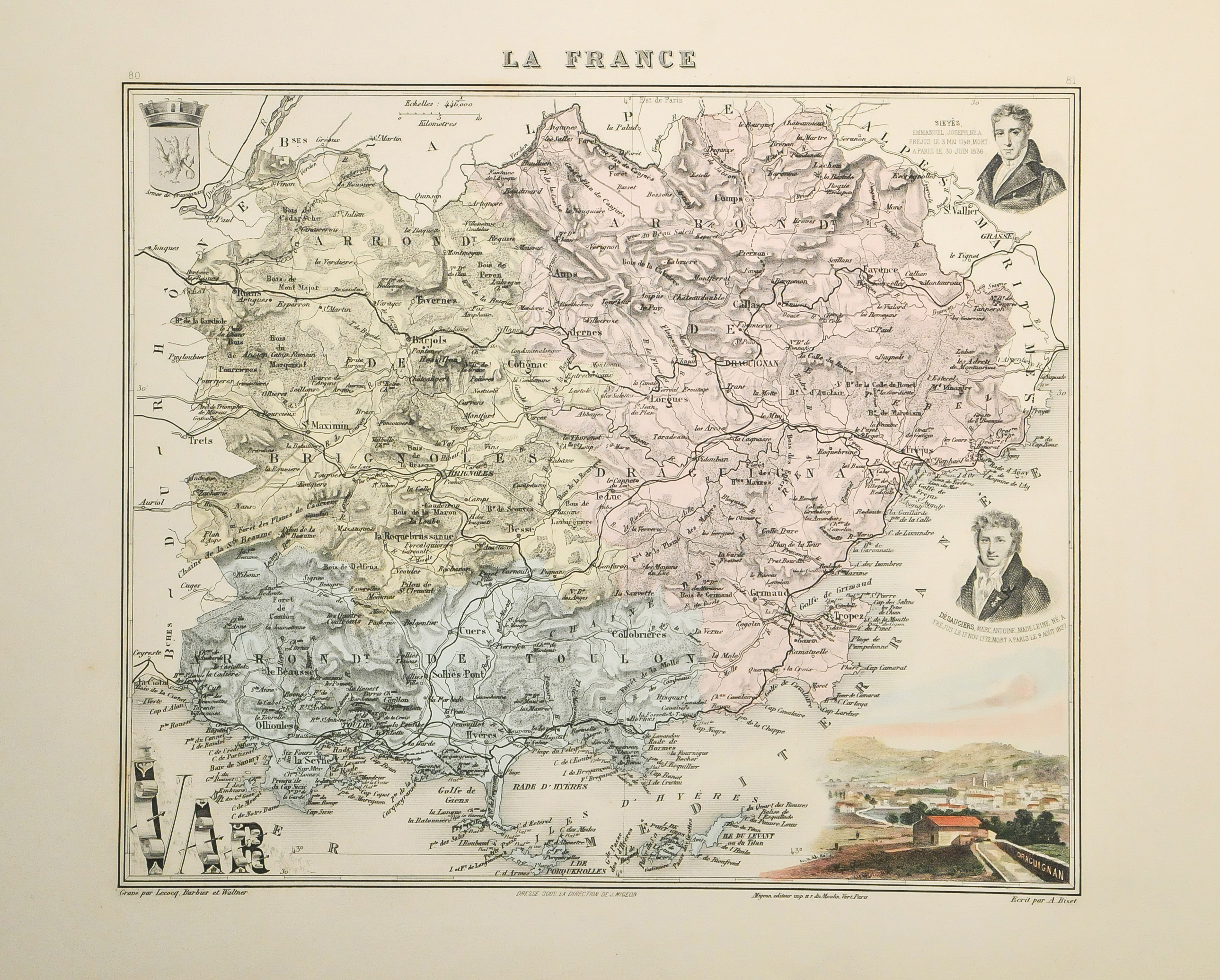 var carte geographique