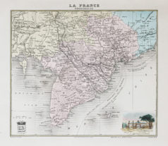 Carte ancienne - Cochinchine - Viêt Nam