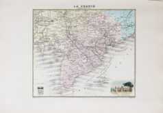 Carte ancienne - Cochinchine - Viêt Nam