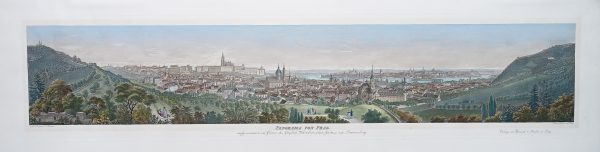 Panorama ancien de Prague