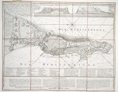 Plan ancien géométral de Gibraltar