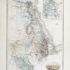 Carte géographique ancienne - Egypte et Abyssinie