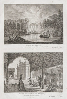 Gravure ancienne de Trianon