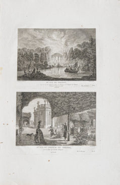 Gravure ancienne de Trianon