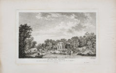 Gravure ancienne - vue du Trianon