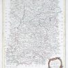 Carte géographique ancienne - Le Gouvernement de L’Île de France et de l’Orléanois - original antique map