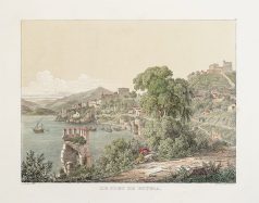 Gravure ancienne - le Port de Bougia