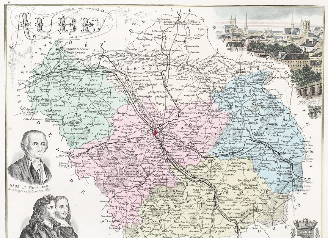 Carte de l'Aude - Aude carte du département 11 - villes, sites