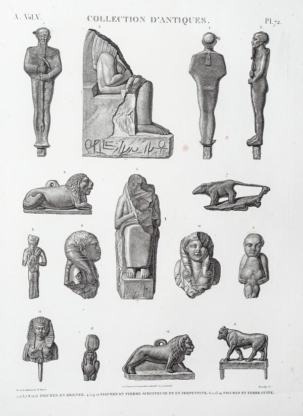 Description de l'Egypte ; Collection d'Antiques