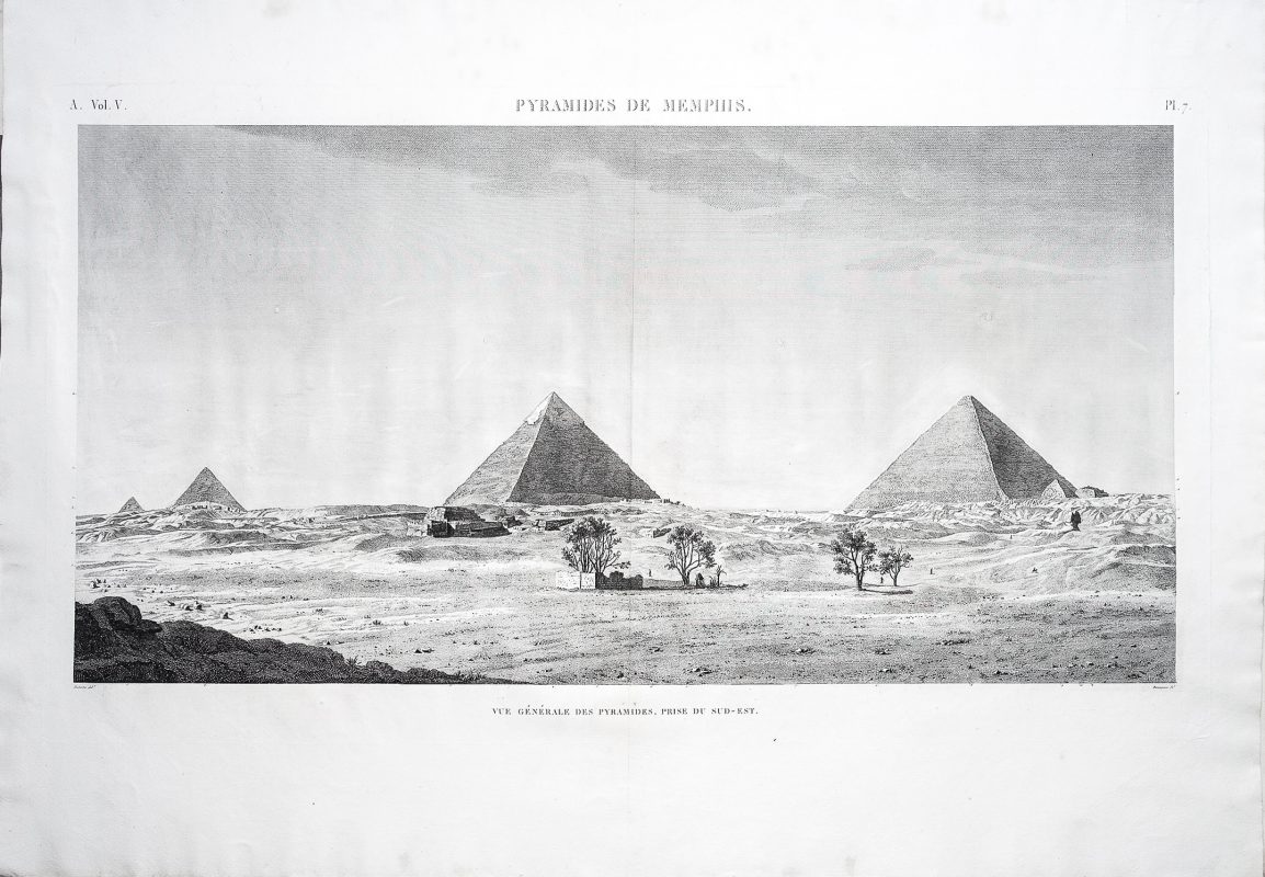 Vue générale des Pyramides