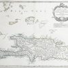 Carte géographique ancienne de Saint Domingue - original antique map