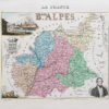 Carte ancienne du département des Basses Alpes