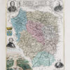 Carte géographique ancienne de la Seine et Oise