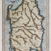 Carte géographique ancienne de la Sardaigne