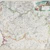 Carte géographique ancienne de l’Artois - De Witt cartographe