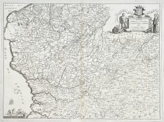 Carte géographique ancienne du Contea dell’ Artesia - Coronelli cartographe