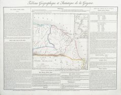 Carte originale de la Guyane