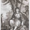 Femme du Port des français - La Pérouse - Antique engraving