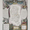 Carte géographique ancienne du département du Rhône