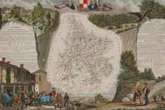 Carte ancienne du département des Hautes-Pyrénées