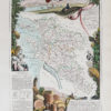 Carte ancienne - département de la Charente Maritime