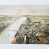 Gravure ancienne - Blois - Voyage Aérien en France
