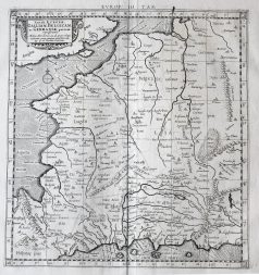 Carte géographique ancienne Ptolémée - Antique map