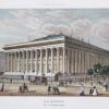 Gravure ancienne - La Bourse - Paris - Antique engraving