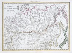 Original antique map - Sibérie - Gravure ancienne