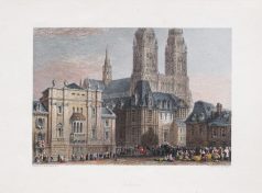 Gravure ancienne d’Orléans