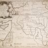 Carte géographique ancienne du Moyen-Orient