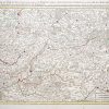 Carte géographique ancienne d’Amiens - Laon - Noyon - Soissons