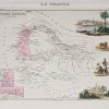 Carte géographique ancienne du Sénégal