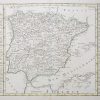 Carte géographique ancienne de l’Espagne - Antique map