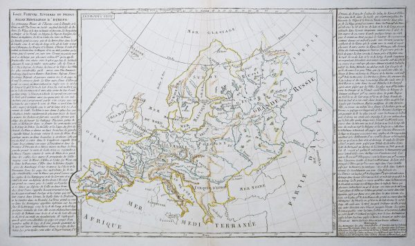 Carte géographique ancienne de l’Europe - Antique map
