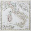 Carte géographique ancienne de l’Italie - Antique map
