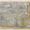 Carte géographique ancienne de la France - Gallia