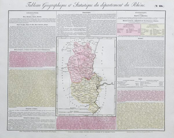 Carte originale du Rhône