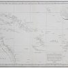 Carte marine ancienne - Guinée - Fidji - Nouvelle Calédonie