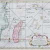 Carte marine ancienne du Mozambique - Madagascar