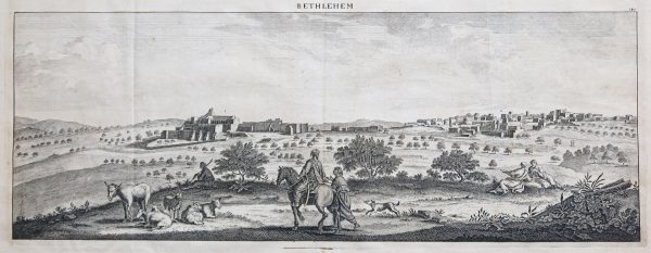 Gravure ancienne de Bethlehem
