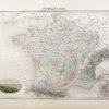 Carte géographique ancienne de la France en 1789