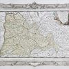 Carte géographique ancienne de Dauphiné