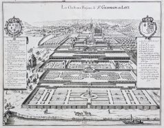 Plan ancien de Saint Germain en Laye
