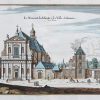 Gravure ancienne de St. Germain des Près - Paris