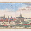Gravure ancienne de la ville de Châteaudun