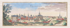 Gravure ancienne de la ville de Châteaudun
